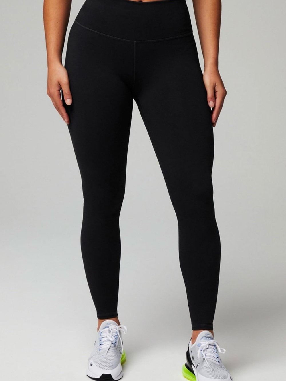 Fabletics PowerHold High-Waisted Black Leggings (Tall) - Picture 1 of 6